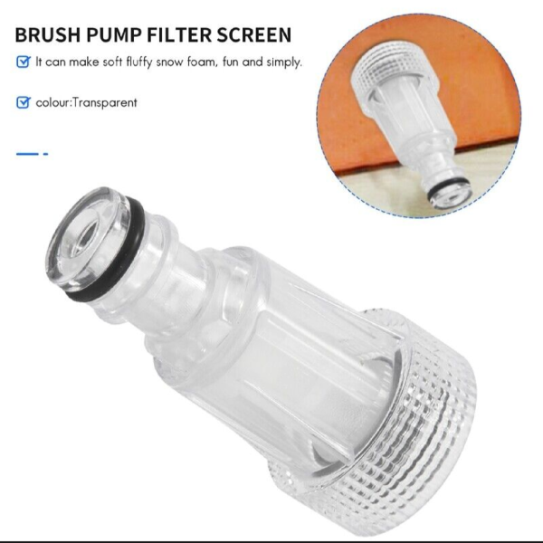 Pipe exhaust filter, car washer